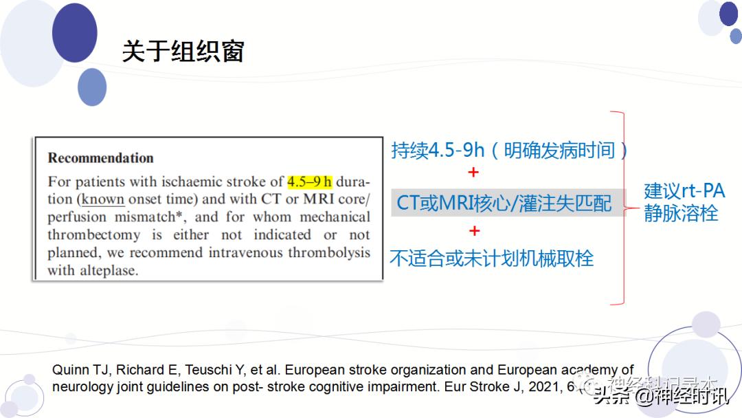 关于急性缺血性卒中静脉溶栓决策的若干问题