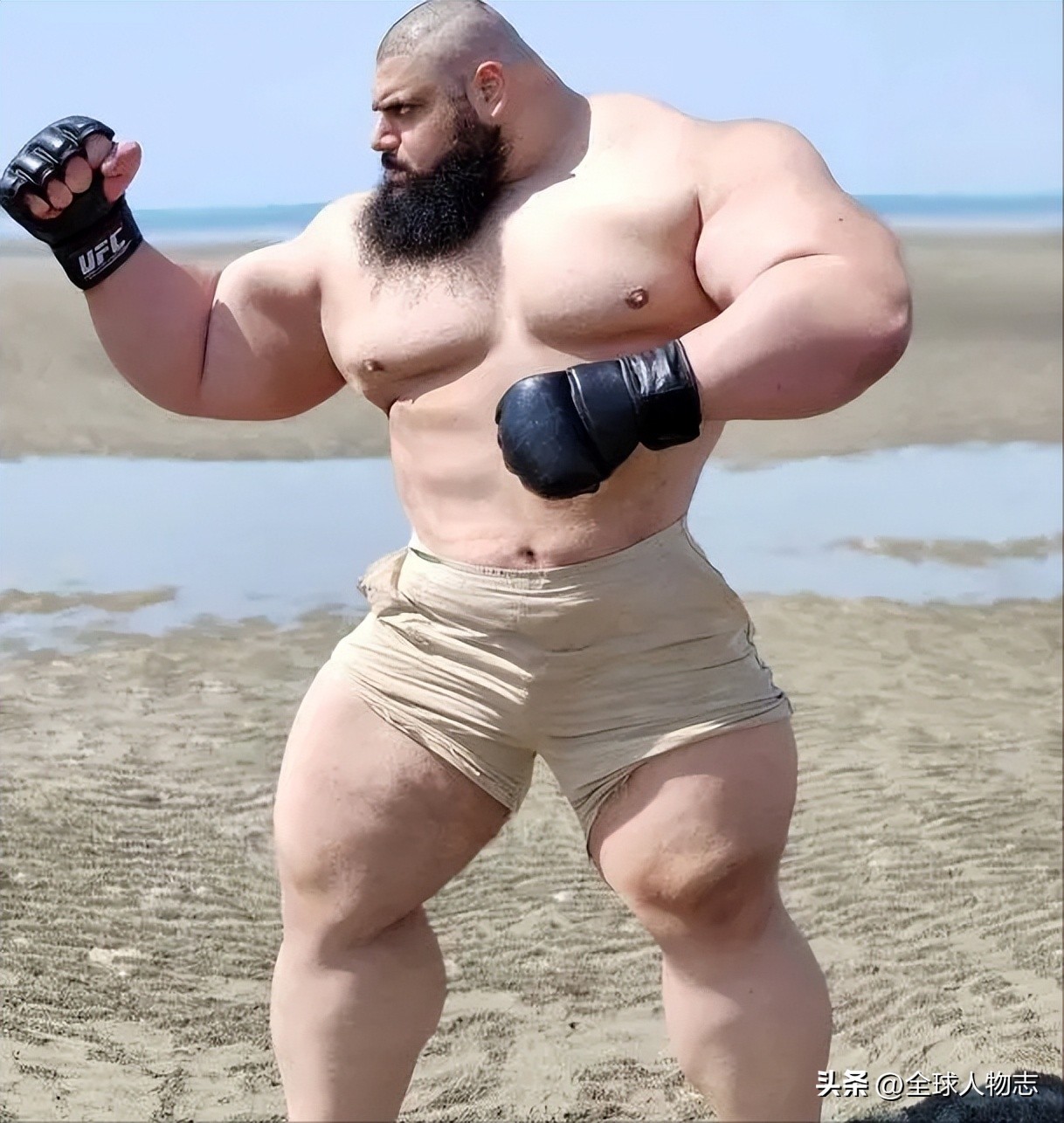 伊朗绿巨人vs马丁福特比赛,伊朗400kg大力士