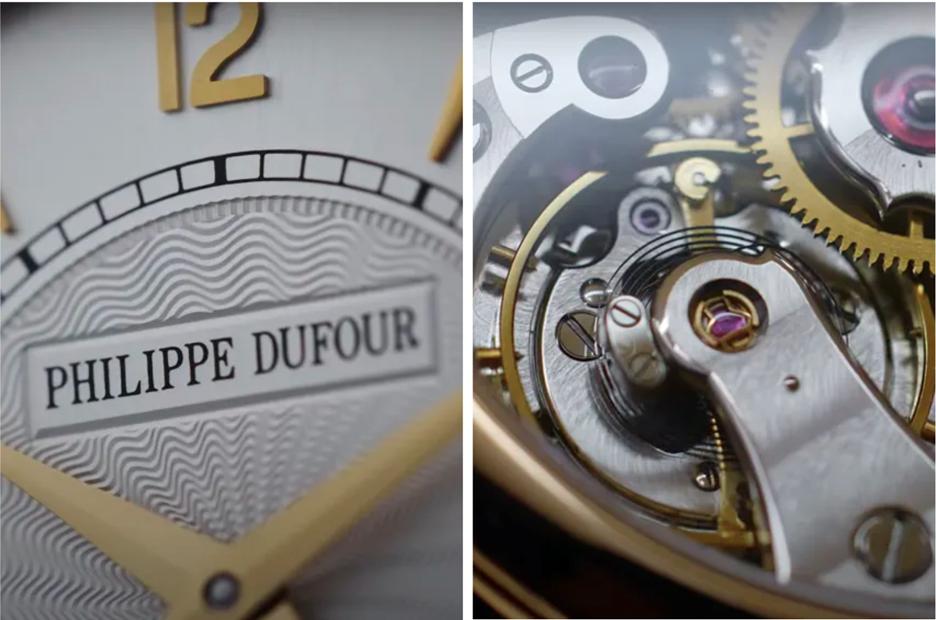 百达翡丽和菲利普杜佛哪个好,百达翡丽玫瑰金孔雀腕表图片