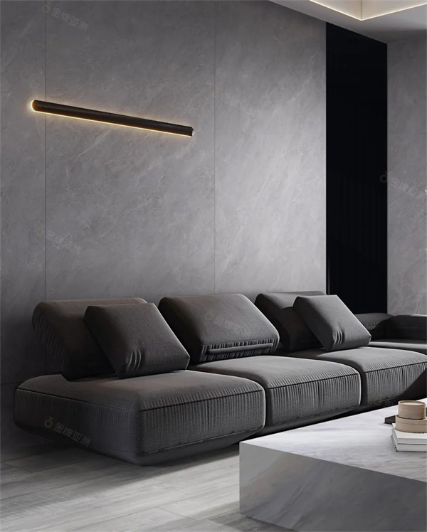 亮光砖配金丝绒上墙效果,金牌亚洲金丝绒瓷砖