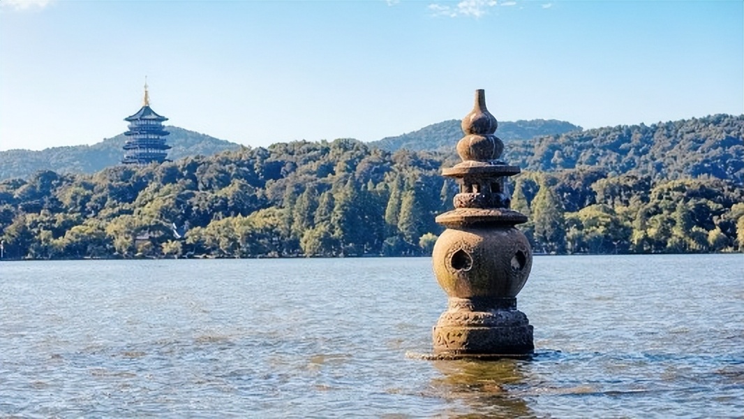 西湖名胜风景区景点图,1995年杭州西湖风景