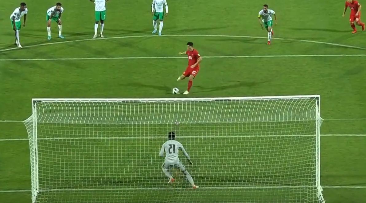 中国1:1沙特李霄鹏赛后发布会,中国队点球逼平沙特