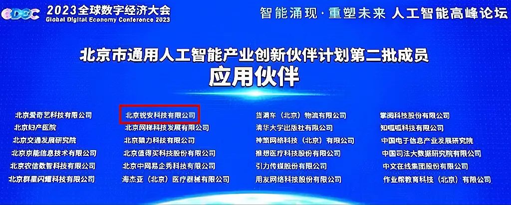 锐安科技有限公司,锐安科技