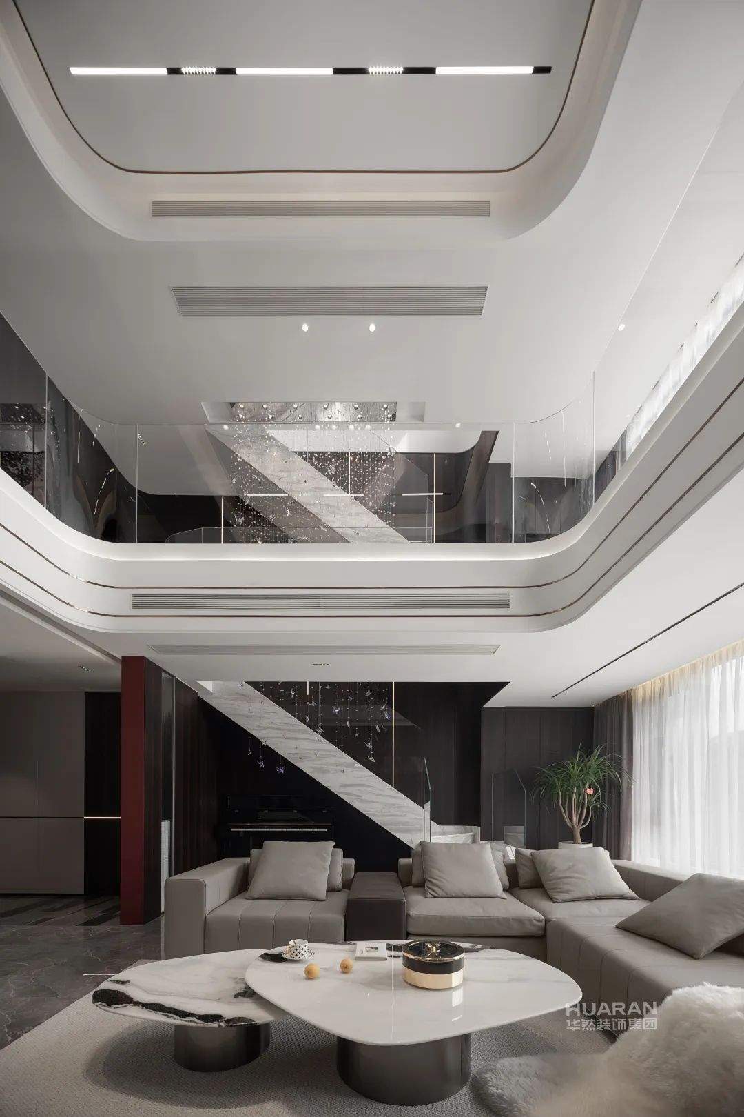 合肥最美别墅,合肥中海央墅别墅新中式装修