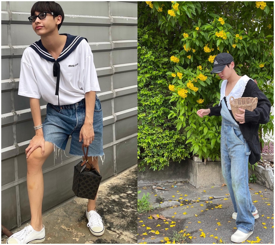 粉色系甜酷风穿搭男,粉色系极简穿搭男生