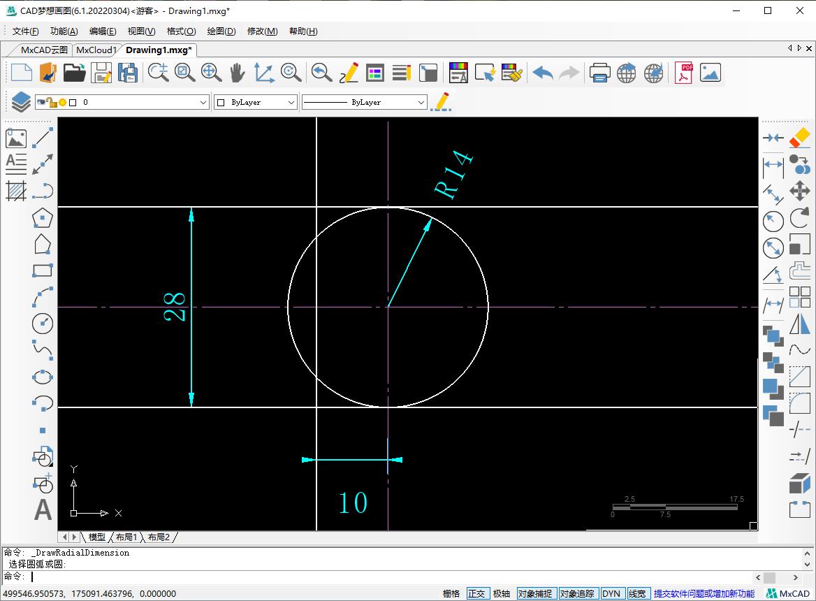 cad平面螺旋线绘制教程,cad圆形指示线怎么画