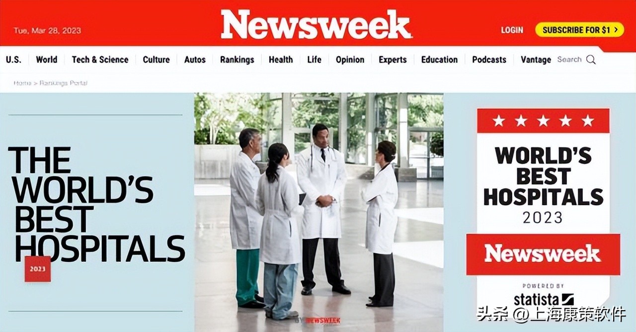 2023全球最佳全球医院排行榜发布,最顶尖的医疗机构是哪家