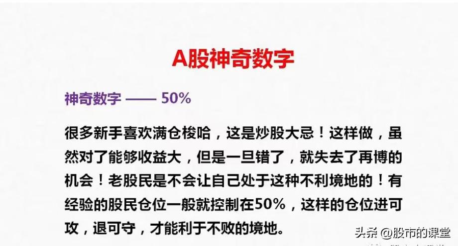炒股神奇数字大全,a股炒股看逻辑