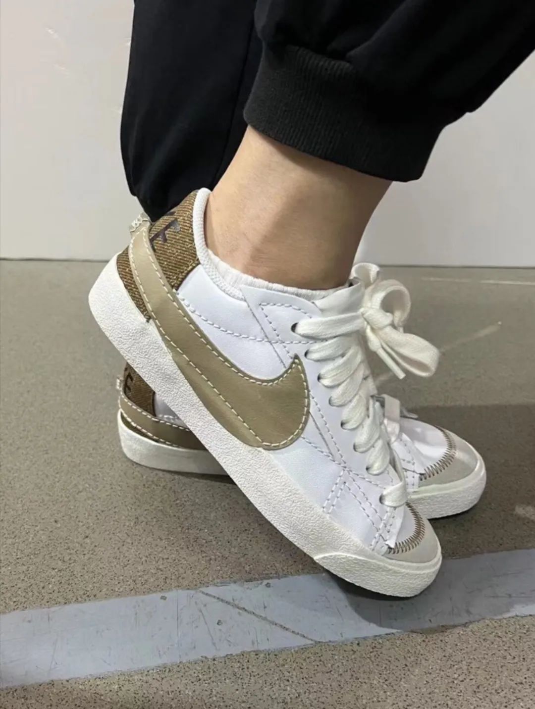 nike开拓者blazer红,nike开拓者blazer橙色大logo