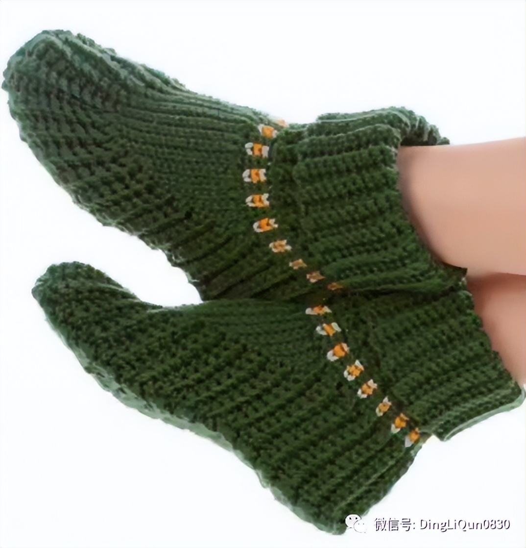 针织鞋子图案花样大全,针织鞋作品