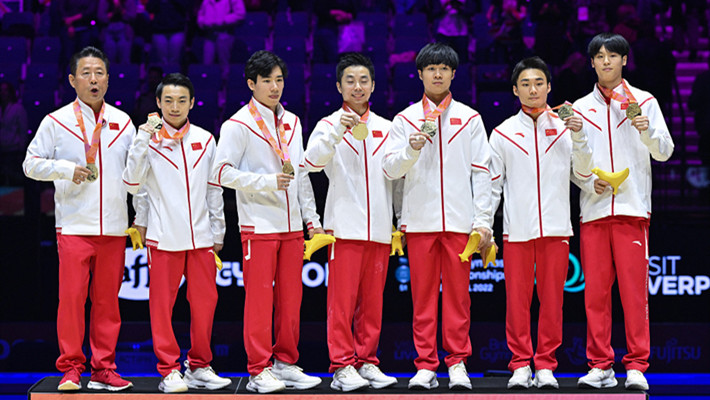 2023体操世锦赛男队,体操世锦赛中国获3金2银