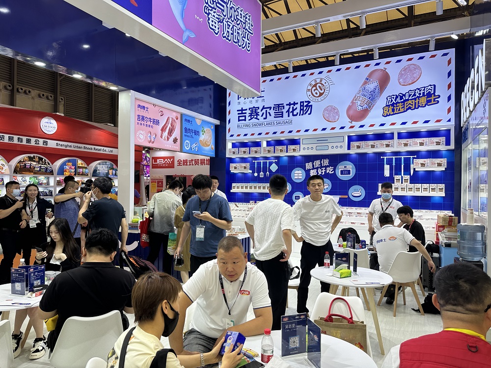 国民品牌新品上市力诚IQ注心鳕鱼肠肉博士亮相SIAL西雅国际食品展