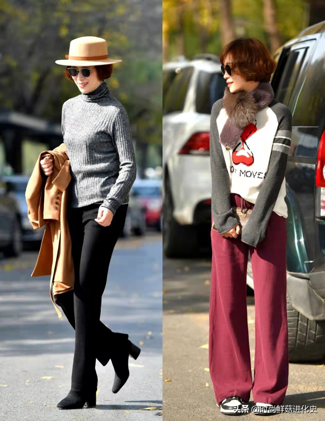 卡布里裤冬季搭配,今冬流行卡布里裤