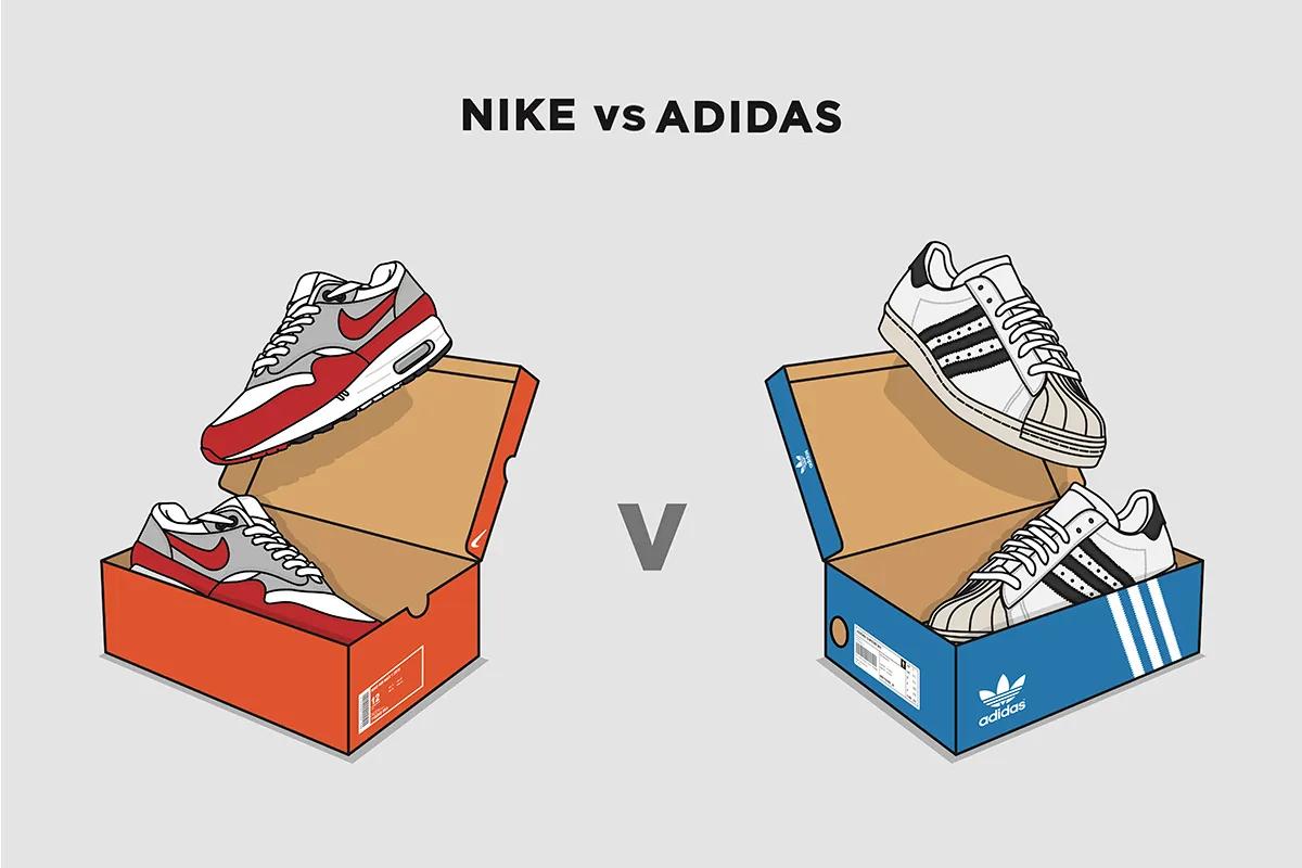 阿迪达斯鞋与耐克比较,阿迪耐克之战