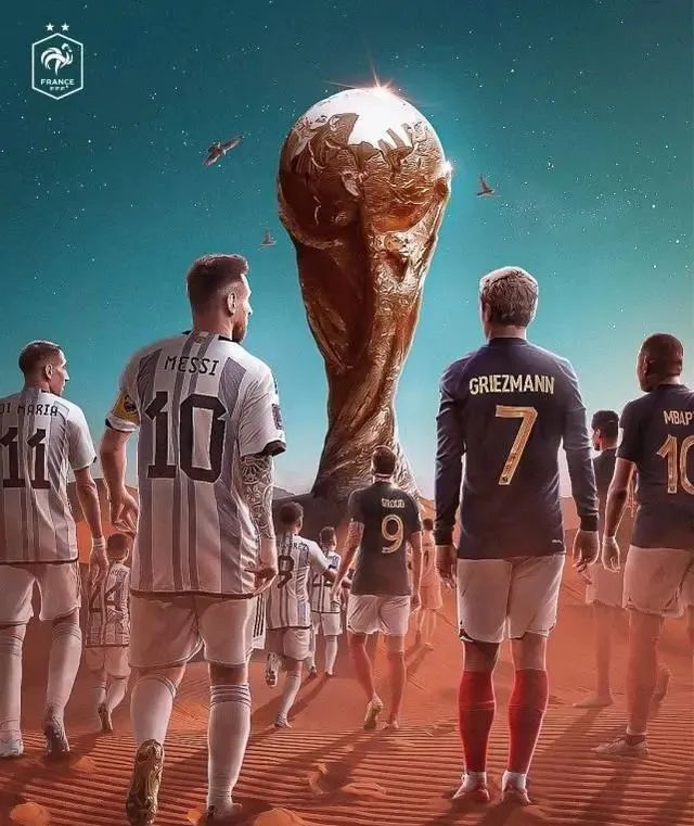 2-0！法国破24年魔咒！决赛梅西VS姆巴佩？法国官方:梅西PK格子!