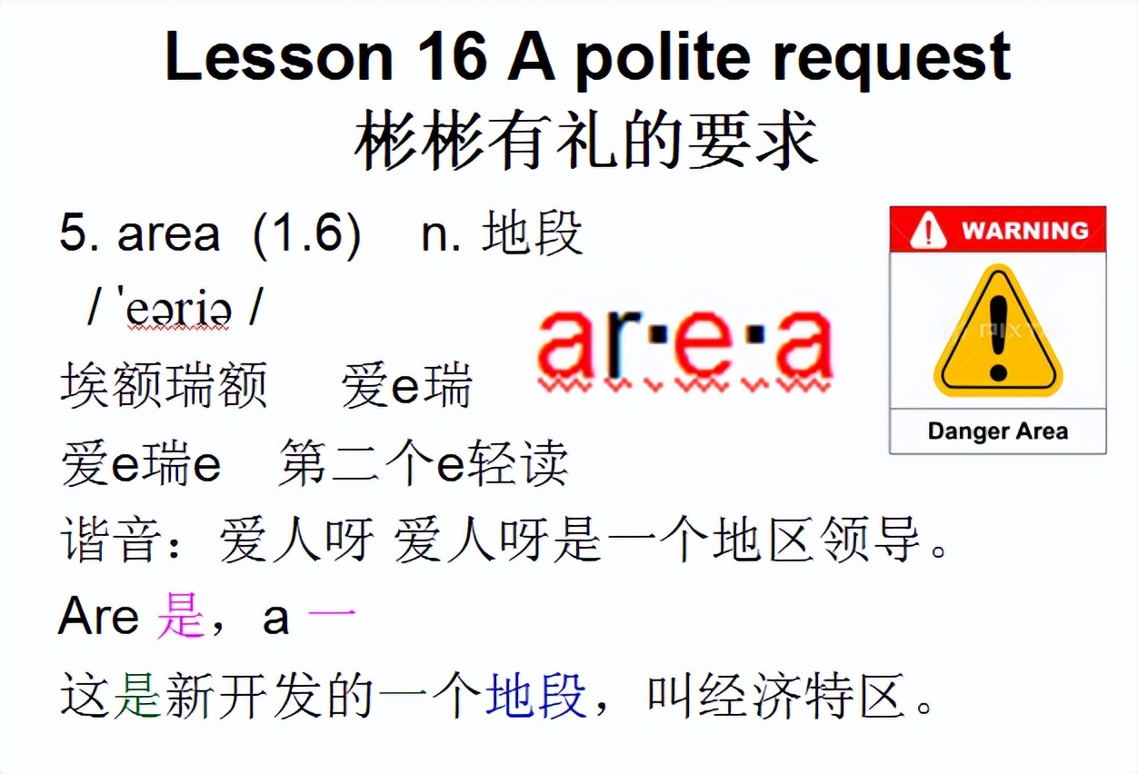 新概念二音标，Lesson16Apoliterequest彬彬有礼的要求