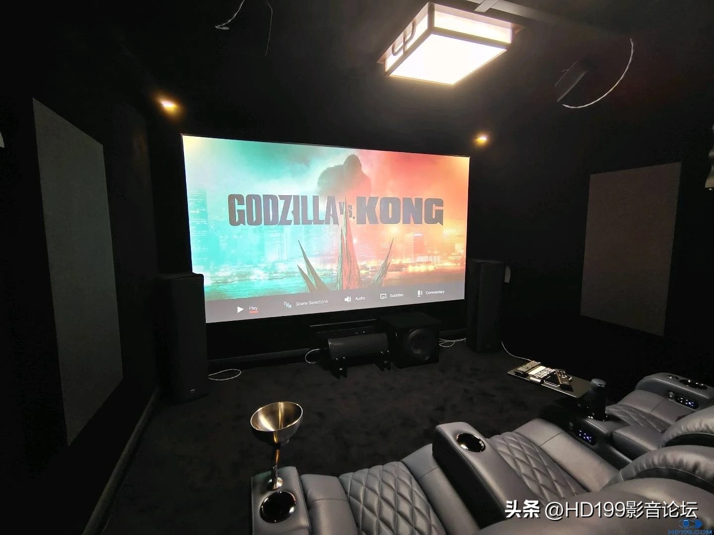 烧友分享|15平小影音室全黑化，完全发挥JVCN70实力！