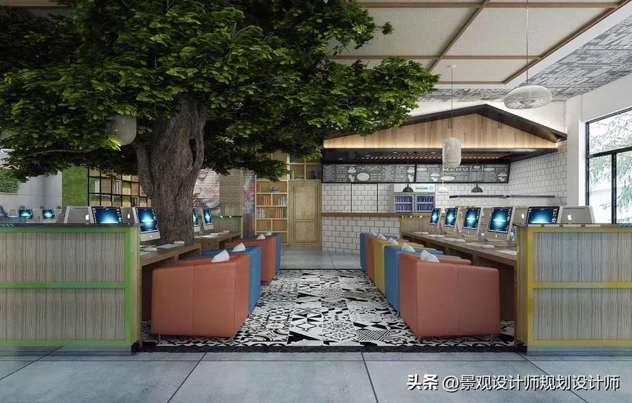 最好的网吧设计图,网咖设计全套案例