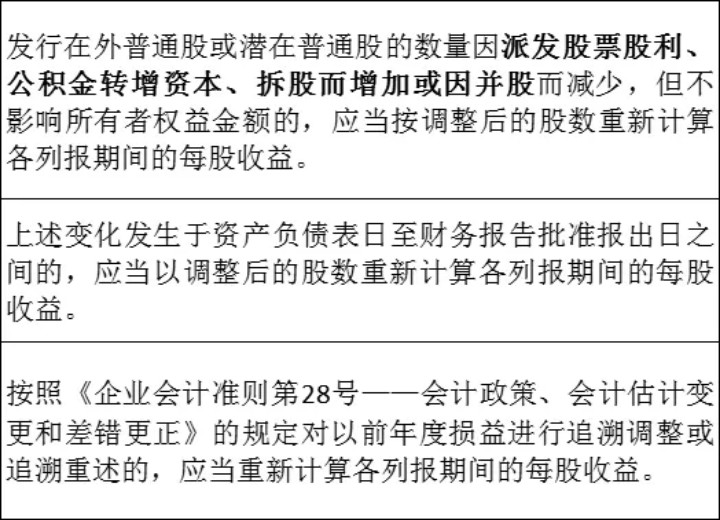 会计准则每股收益,会计实务公式讲解视频