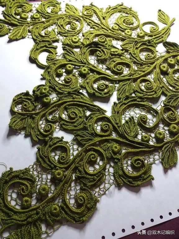 爱尔兰花和叶子大全，最令人心动的钩编之法