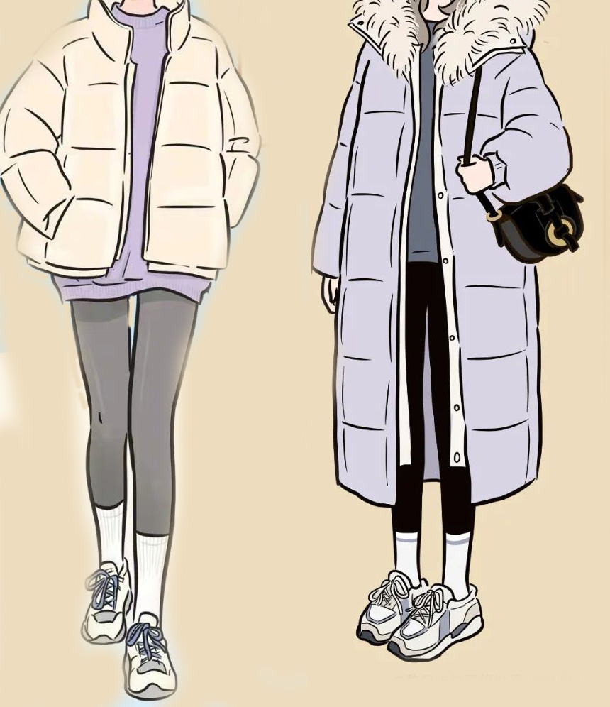 告别臃肿羽绒服穿搭技巧合集,黄绿色羽绒服太肥怎么搭配衣服