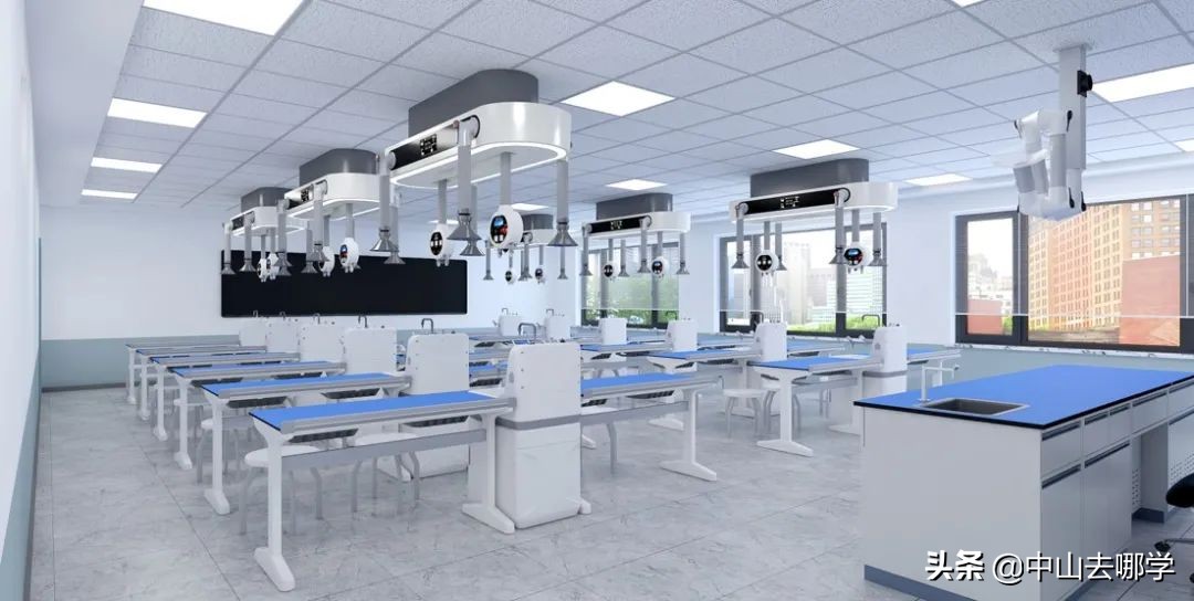 中山市永安中学参观,中山永安中学学校全貌