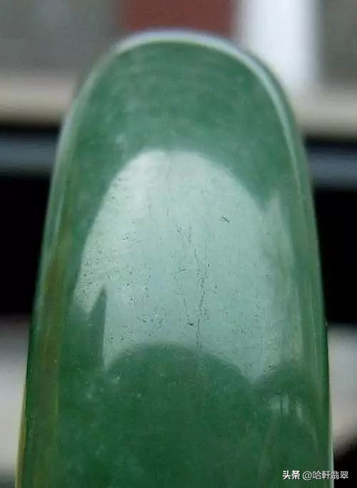 紫光灯鉴别不了的局部染色翡翠,染色假玉