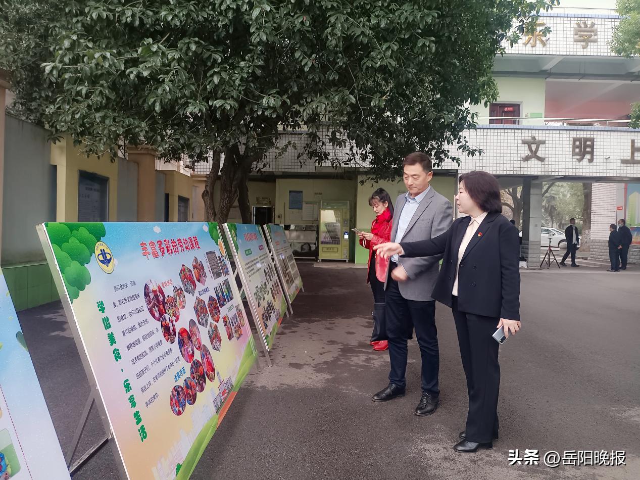 岳阳楼区枫树小学劳动实践记录,劳动观摩课教研活动总结