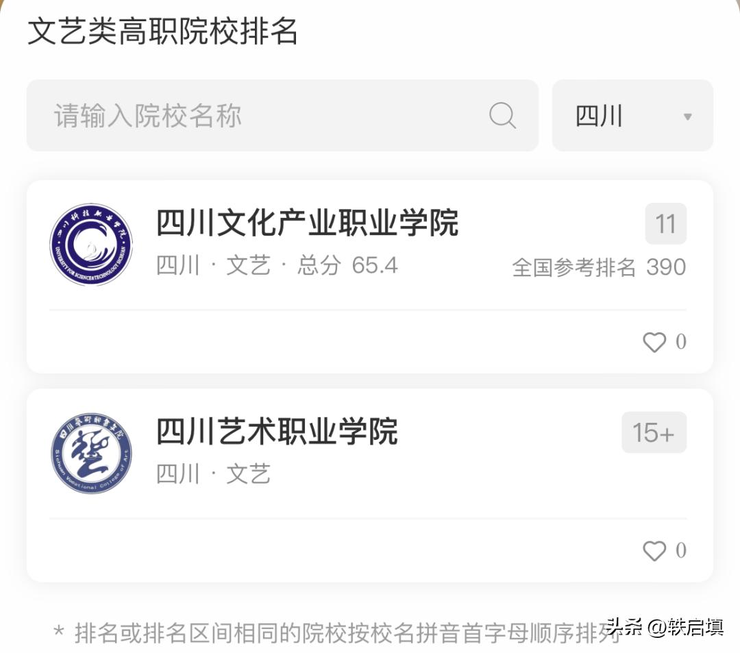 四川公办高职院校排名最新排名榜,2020四川高职高专院校排名公办