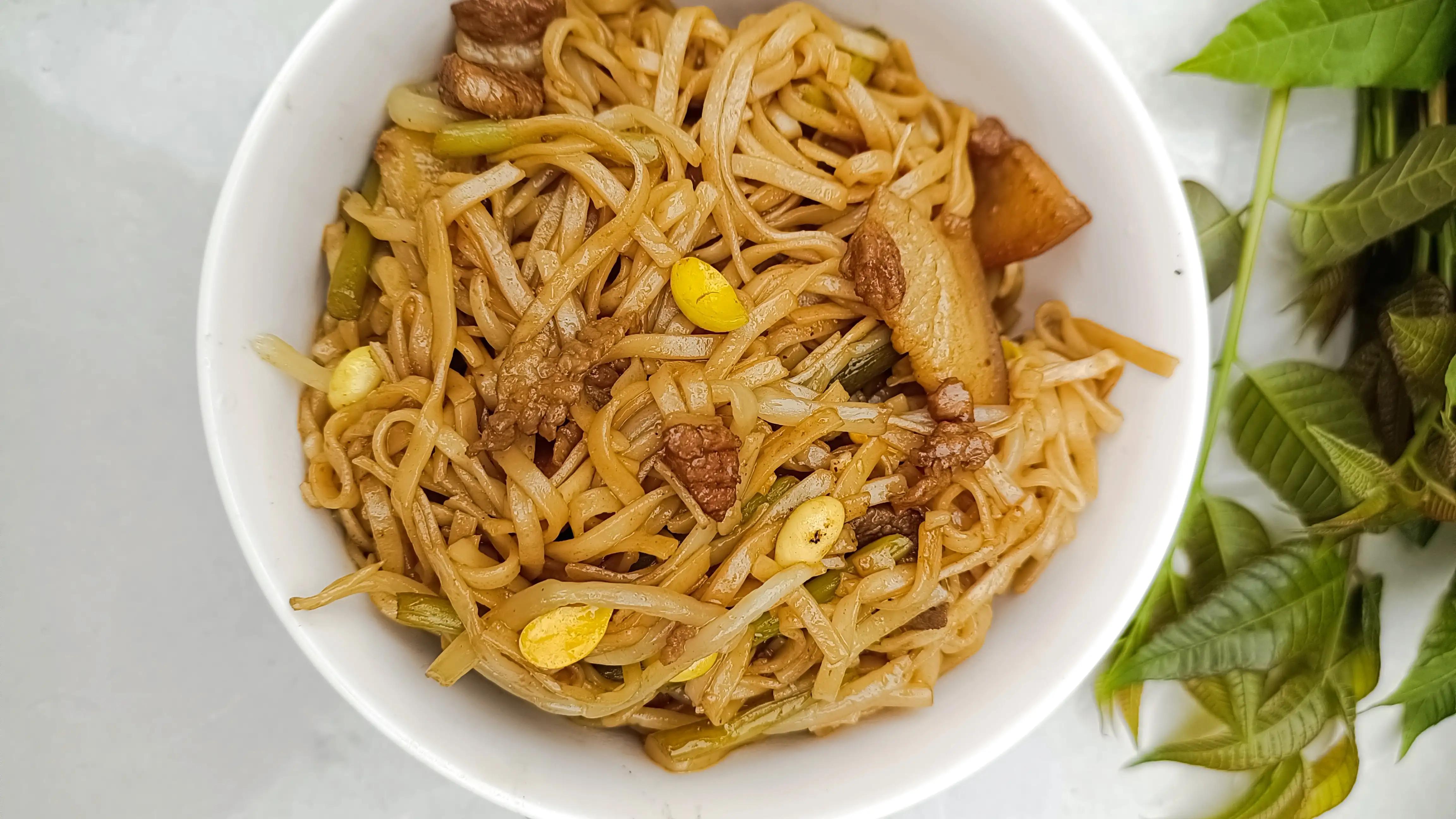 干蒸面条的做法家庭版,蒸面条视频家庭版