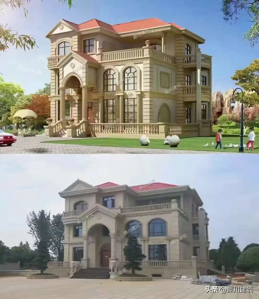 最豪华的农村别墅,农村高端豪华四层别墅真土豪