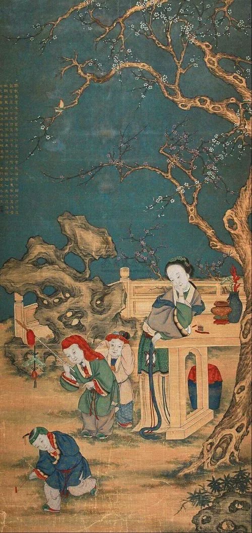 宋朝苏汉臣婴儿图,历史上的婴戏图