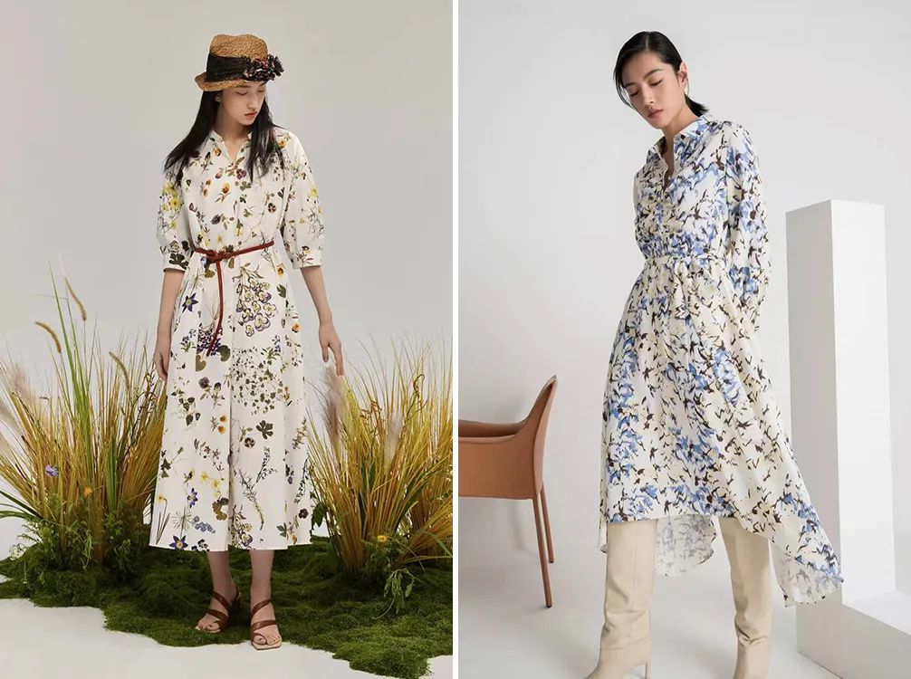 孟晚舟紫色连衣裙,孟晚舟蓝色连衣裙