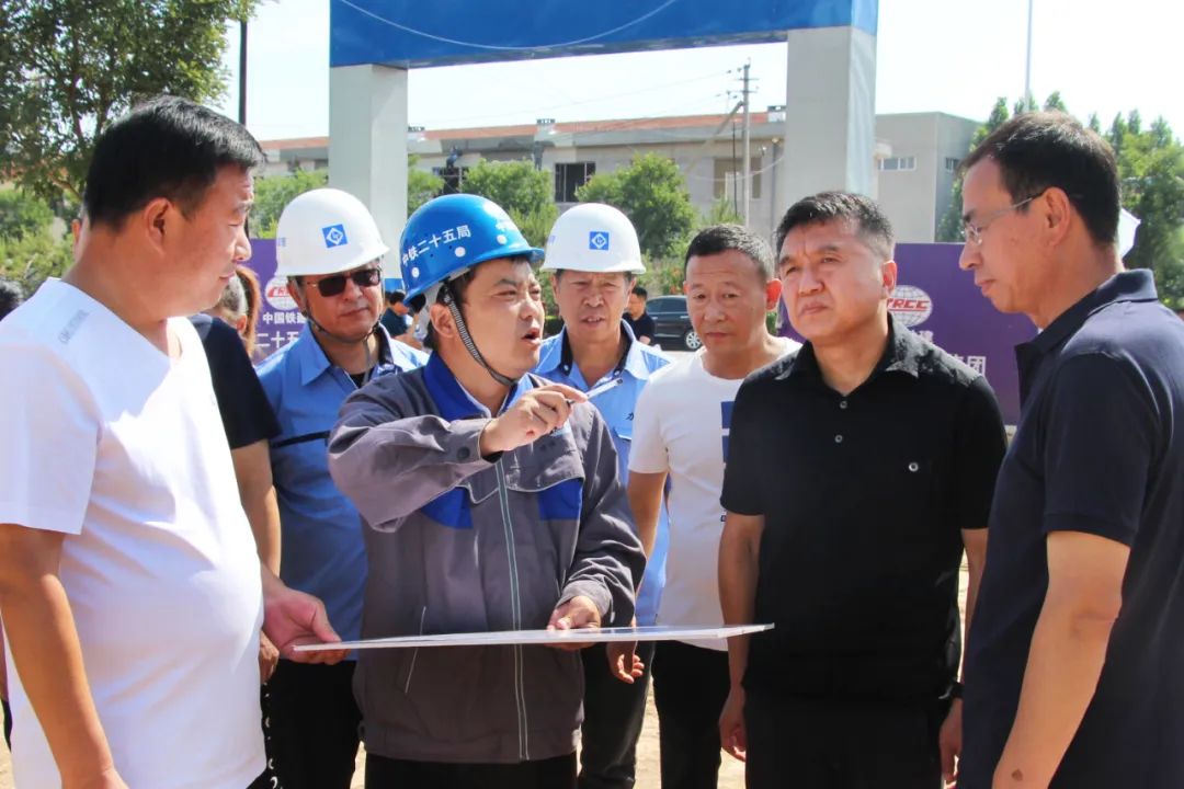 黄军调研全县重点项目建设,王飞虎率队调研全县重点项目工作