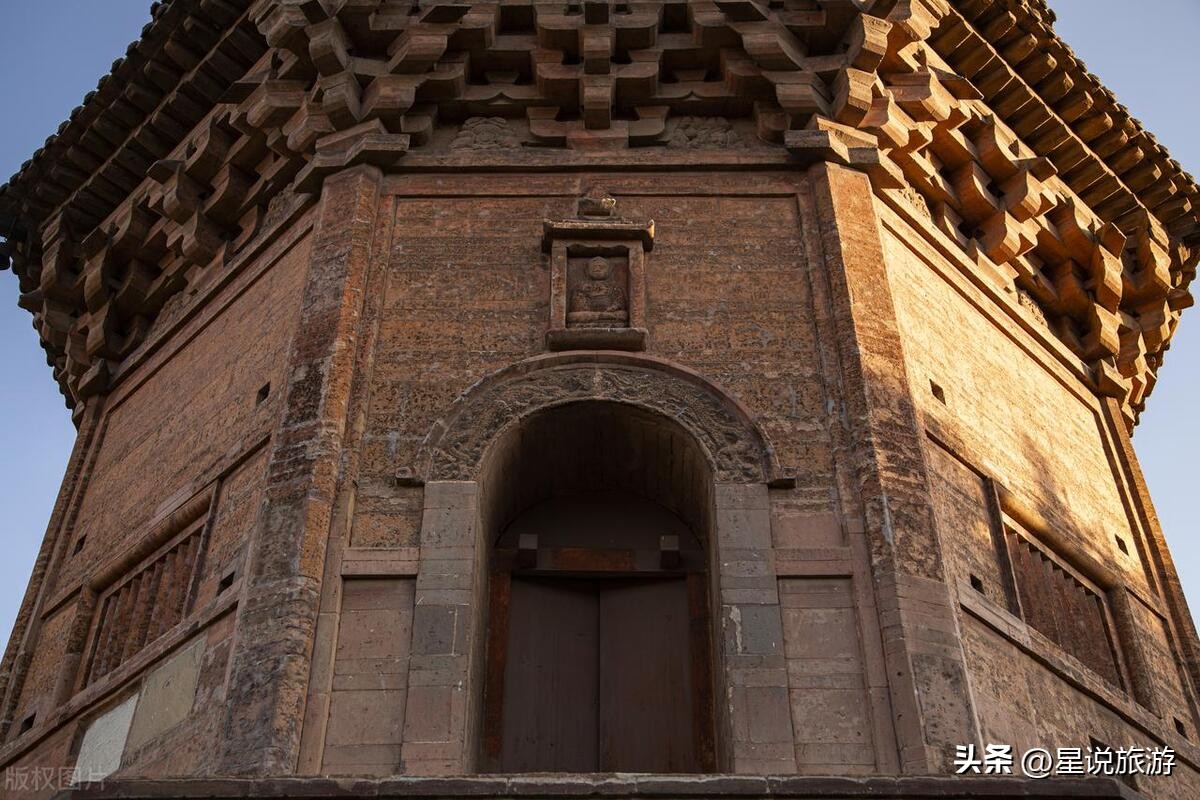 山西最好的琉璃古塔,山西最高的古塔