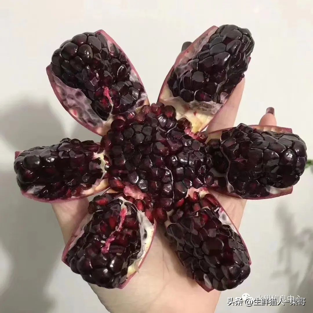 软籽石榴的正确打开方法,多好的软籽石榴