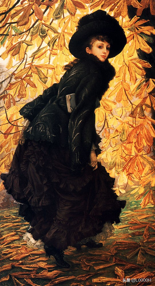 雅姆蒂索茶叶图片,画家雅姆蒂索作品欣赏