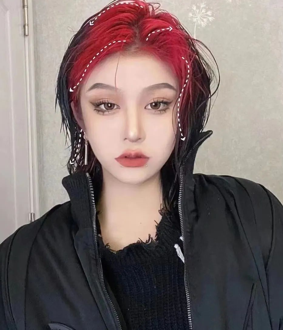 刘海染后想染回统一的发色怎么染,最近流行的刘海染法