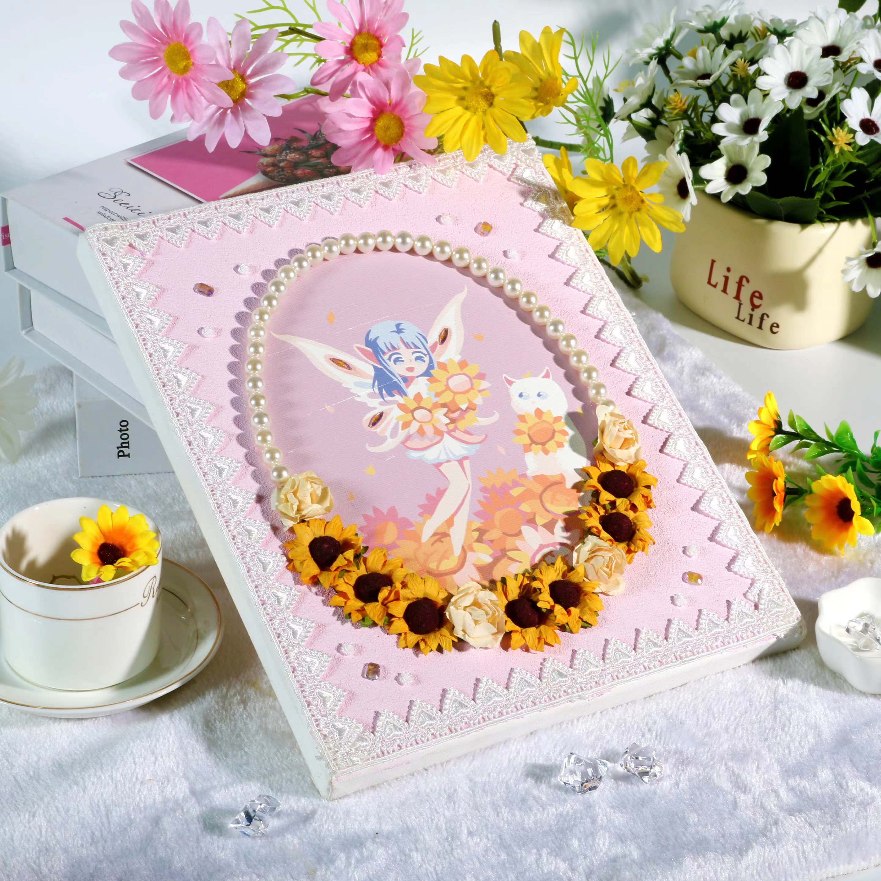 石英砂画100张图片彼岸花,画遍了世间的花