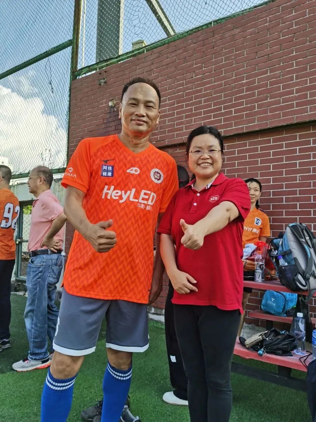 深大的知名的校友,踢足球的学长