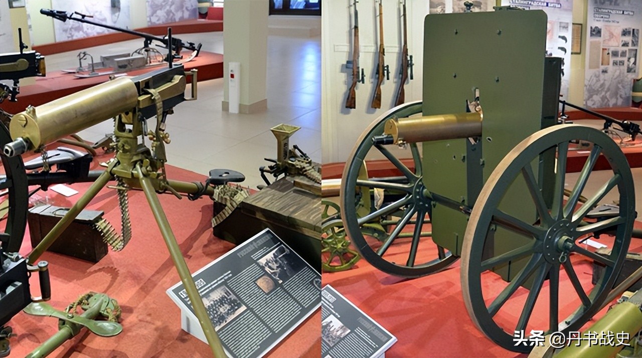 早期失败的机枪战术探索，俄国M1905型牵引式堡垒机枪