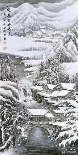 名家画太行山水画作品欣赏,名家孙天牧山水画精选欣赏