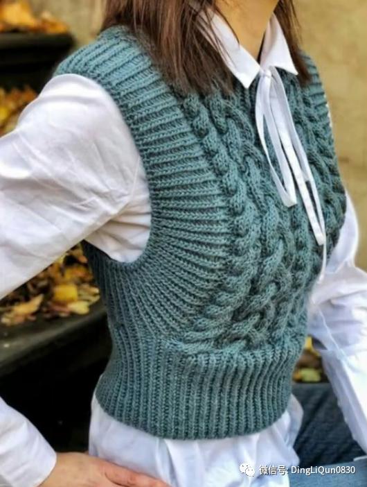 针织背心图片大全女款,针织背心图案大全