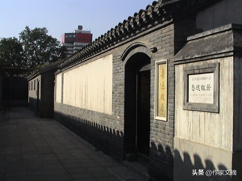 鲁迅故居门口的树,鲁迅的故居里面的树是什么