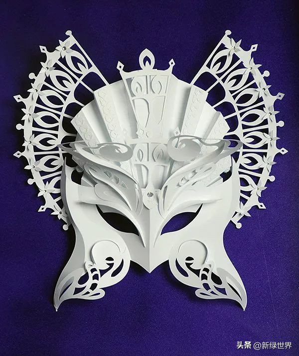 纸艺作品绘画,千变万化的纸艺术作品