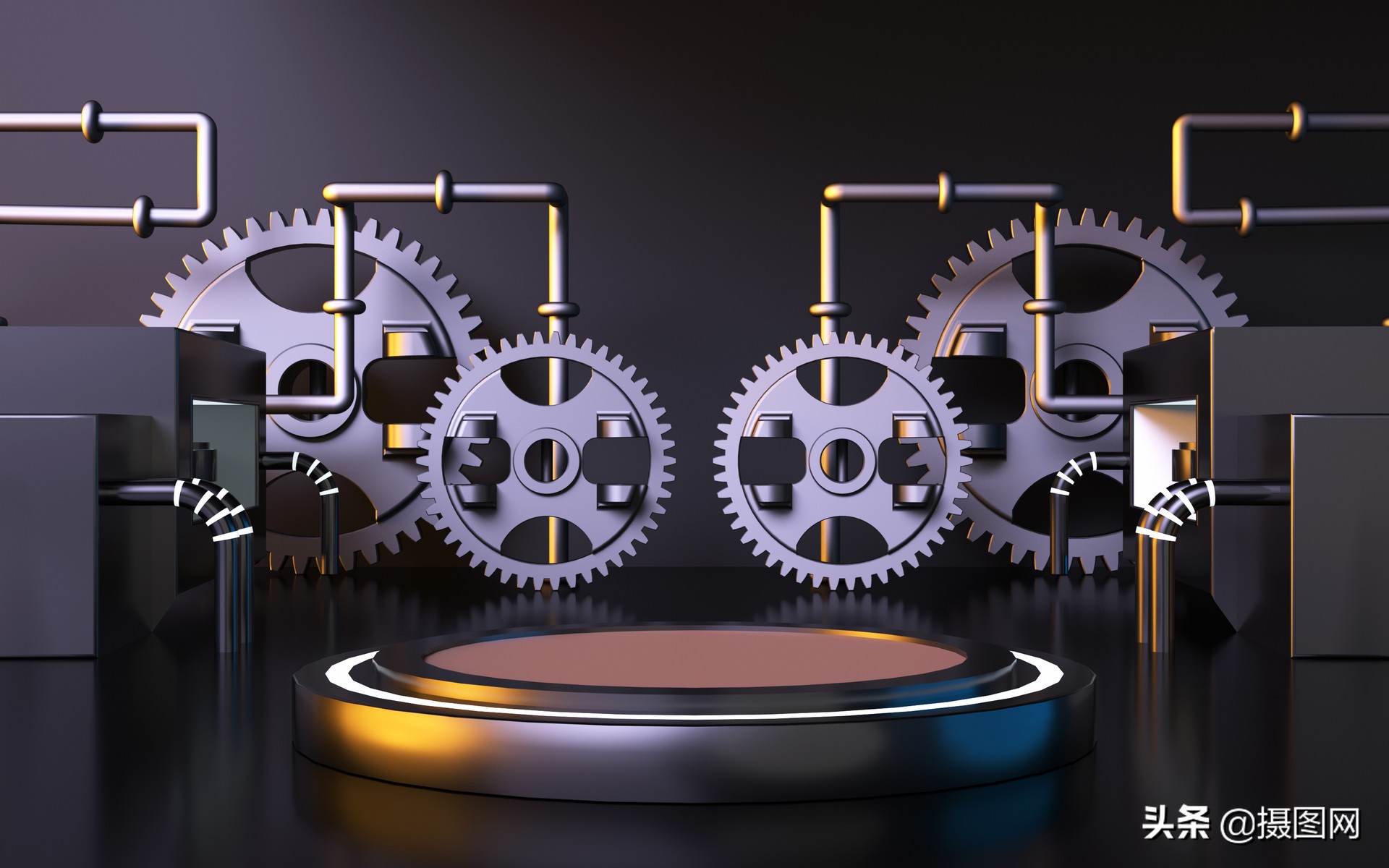 3d背景立体图,3d展台产品模型图