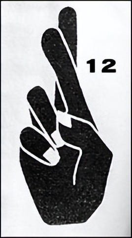 出门在外一定要注意防范,禁止出门手势