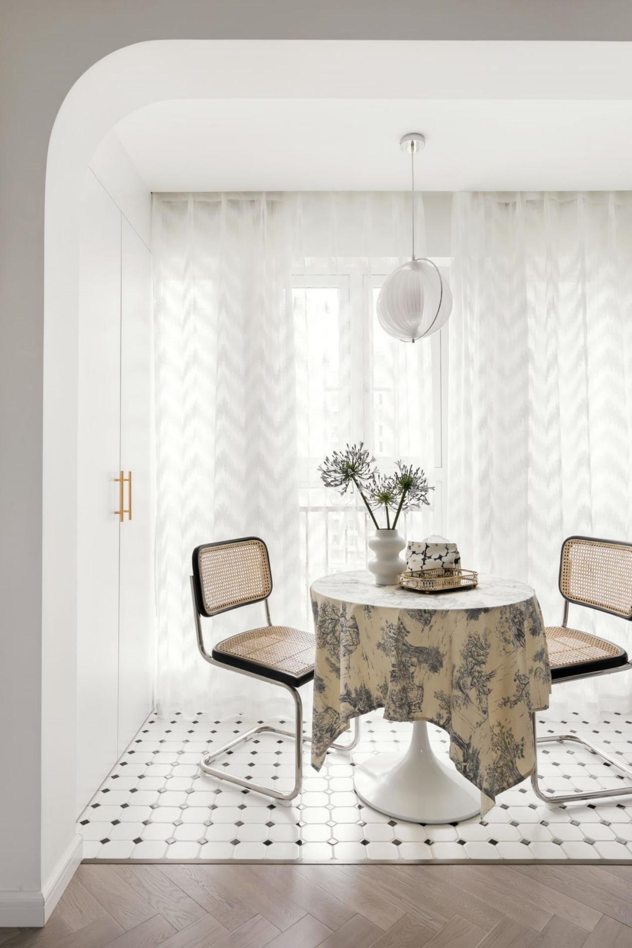 法式简约型公寓,优雅法式公寓设计