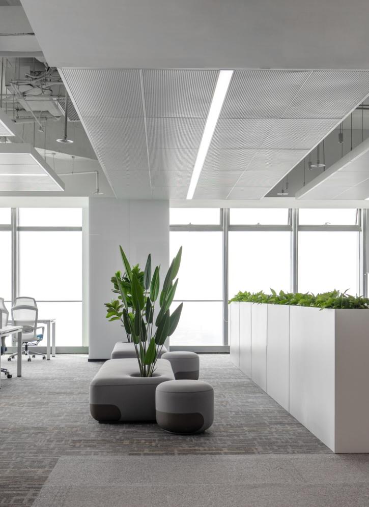 华可可实景落地作品|深圳前海万邑通科技总部办公室