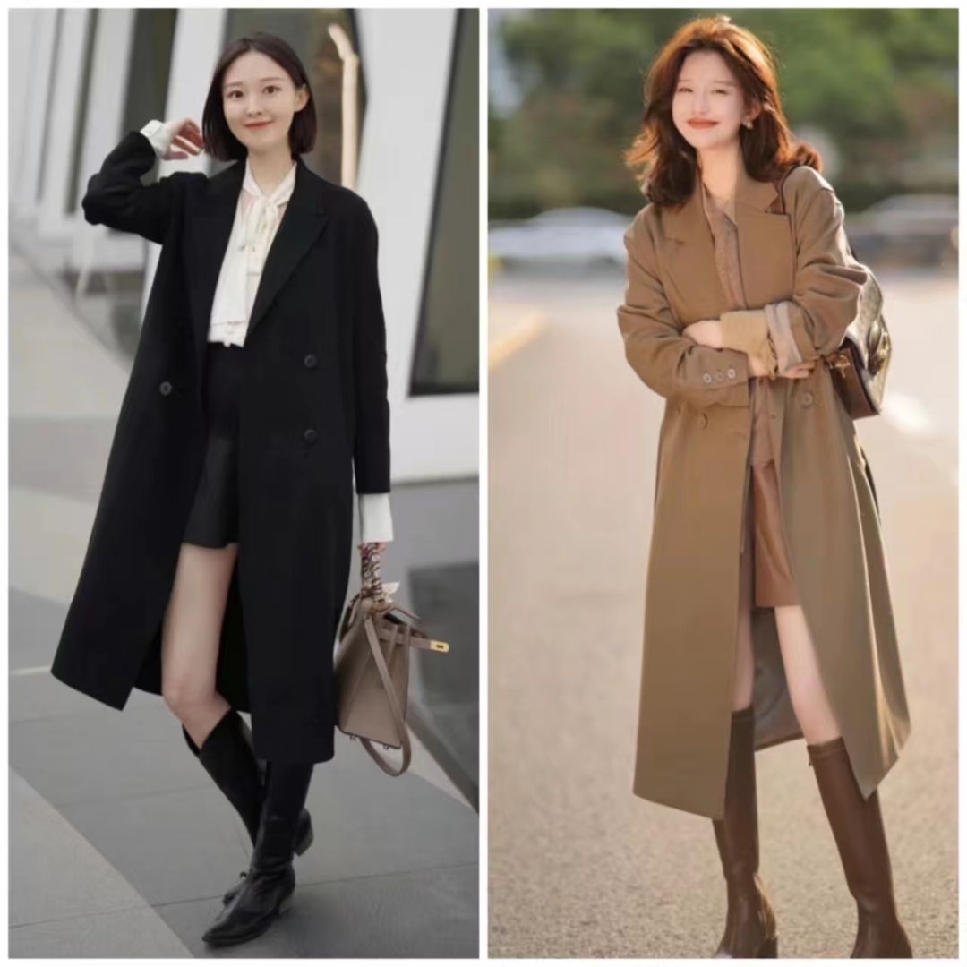 流行的靴子搭配什么衣服图片,中长靴子穿衣搭配图片2020秋冬